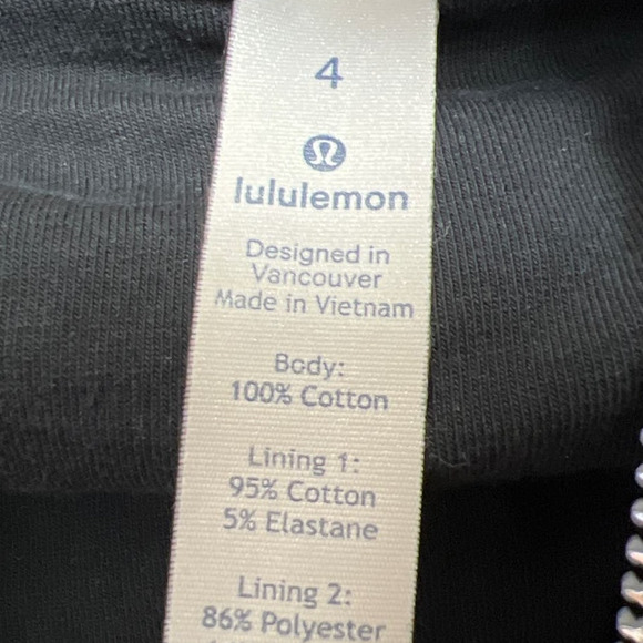 Lululemon Womens Engineered Warmth Half-Zip Pullover Emboss Black Size 4 - Picture 8 of 16